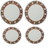Pfaltzgraff Mission Flower Enamel Burner Covers Set of 4