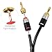 Mediabridge 16AWG ULTRA Series Speaker Cable with Dual Gold Plated Banana Tips (18 Feet) - CL2 Rated - High Strand Count Copper (OFC) Construction - White [New and Improved Version] (Part# SWT-18W )