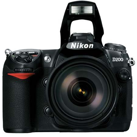 Nikon D200 10.2MP Digital SLR Camera with 18-200mm f/3.5-5.6G ED-IF AF-S VR DX Nikkor Zoom Lens