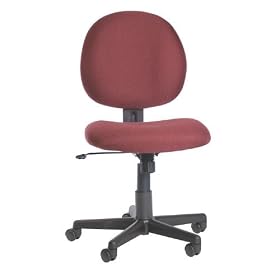 Tecno Seating 113TBUR Computer Task Chair in Burgundy Fabric by Tecno Seating