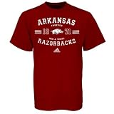 adidas Arkansas Razorbacks Cardinal & White Forever T-shirt