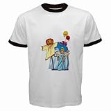 Men's Customized HALLOWEEN HOLIDAY HOLIDAYS COSTUME 100% Cotton White Ringer T-shirt