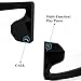 Vsport® - Open Ear Hearing - Bone Conduction Wireless Stereo Bluetooth Noise Cancellaction with Microphone - Black