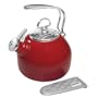 Chantal Enamel-On-Steel Classic Teakettle, Chili Red