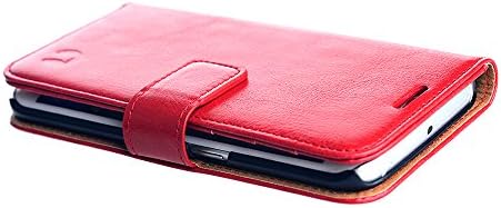Galaxy S6 Edge Case - Libiti Soft Leather Finest Quality Wallet Case (3 Color Options) - Classic Collection - Folio Style Design with Credit Card, ID and Cash Pockets, Adjustable Stand Feature and Anti Shock Protection for Samsung Galaxy S6 Edge (will not fit S6 Edge Plus) - Risk Free, 1 Year Money Back Guarantee