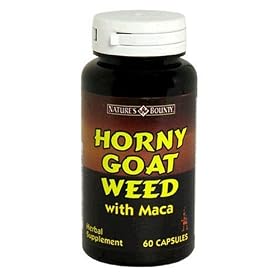 Nature's Bounty, Horny Goat Weed with Maca, 60 Capsules