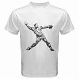 Men's Customized BASE BASEBALL GAME LEAGUE 100% Cotton White T-shirt