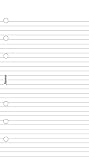 Filofax Papers 100 Ruled Notepaper, White Personal Size - FF-133047