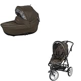 B�b� Confort - Combin� Duo Poussette High Trek avec Nacelle Windoo Plus - Brown Earth