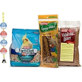 Kaytee Forti-Diet Pro Health Cockatiel Starter Kit by Kaytee