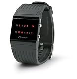 IMAGE OF Men's Black, Sleek and Sophisticated, Binary Watch.