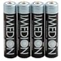 IMEDION "Ready When You Are" AAA 800mAh NiMH Rechargeable Batteries w/Holder- 4 Batteries Per Pack