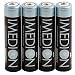 IMEDION "Ready When You Are" AAA 800mAh NiMH Rechargeable Batteries w/Holder- 4 Batteries Per Pack