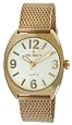 Peugeot Women`s Gold-Tone Mesh Bracelet Watch #PQ3249G