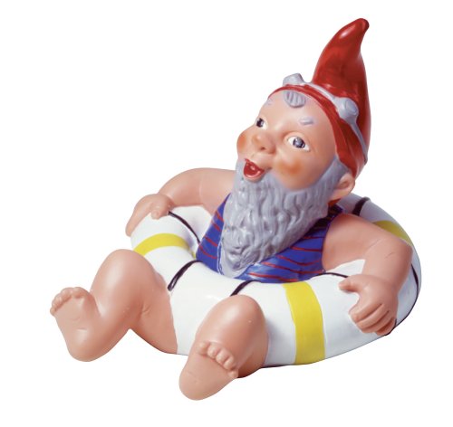 Childrens Toyshop  Outdoor Living : Heissner Garden Gnome In Floating Tyre