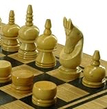 Three in One Wooden Thai Chess/Checkers/Backgammon Set - Handmade