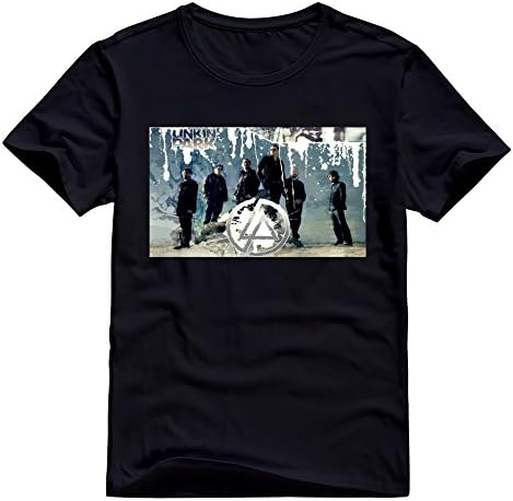 HAGBK Men's Linkin Park T-Shirt Black US Size S