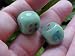 Zs3619 Gemqz Green Aventurine Dice Pair From Brazil !!