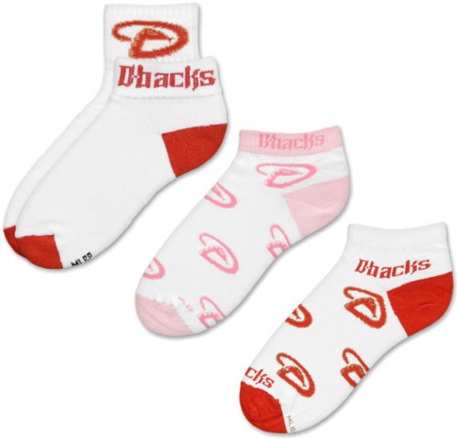 Arizona Diamondbacks Women's 3-Pair Sock Pack