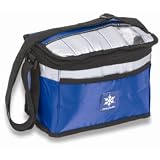 6 Pack Collapsible Cooler- Silver Quilted Design (Case of 24) by America's Suppliers