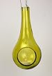 Dew Drop Hanging Glass Lantern - Lime