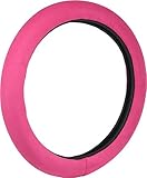 Bell Automotive 22-1-97051-9 Pink Stress Releiver Hyper-Flex Core Steering Wheel Cover