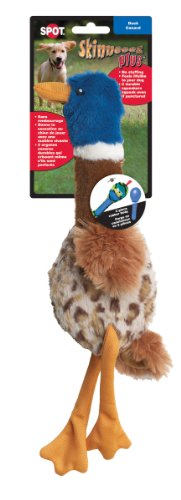 More image Ethical 5733 Skinneeez Plus - Duck Stuffing-Less Dog Toy, 15-Inch