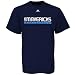 adidas Dallas Mavericks Navy Blue True Court T-shirt