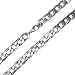 Bling Jewelry 8mm Mens Stainless Steel Medium Curb Cuban Chain Necklace 24in