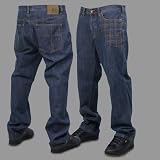 Sean John - Sean John "Plaid Tilted" Mens Denim Jeans