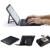 Acase Bluetooth Keyboard Case for iPad 4 / iPad 3 / iPad 2 / New iPad - Leather Case Folio with multi view Stand & Wake/Sleep Function (BLACK)
