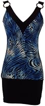 Savanna Zebra Holiday Party Cocktail Dress with Silver Rings