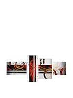 Arte Dal Mondo Set Lienzo 4 Uds. Edgar Ramirez Astratto