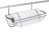 Wenko 2807100 K&uuml;chenrollenhalter Basic - Zubeh&ouml;r f&uuml;r Super-Loc- oder Power-Loc-Aufh&auml;ngeleiste Basic, Chrom, 35 x 15 x 20 cm