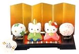 「ハローキティ ミニ雛飾りセット」の画像