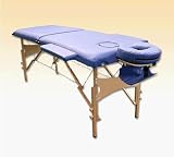 HealthLine® Lite Portable 2 Fold Massage Table Bed NAVY