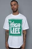 ORISUE The High Life Tee in White,T-shirts for Men