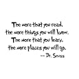 New Dr. Seuss Quote Vinyl wall Art Decal Decor 