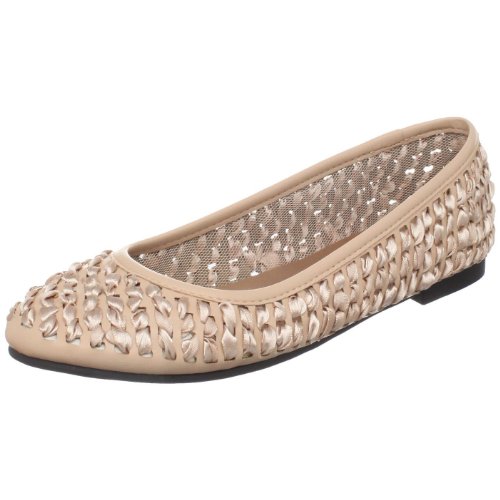 MIA Women's Streamer Slip-On Loafer Flats,Blush,9.5 M Us