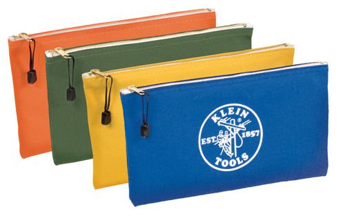 Klein Tool 5140 4-piece Set of Canvas Zipper Bags