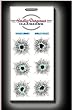 Hardley Dangerous Illusions Glass Bullet Hole Stickers