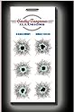 Hardley Dangerous Illusions Glass Bullet Hole Stickers