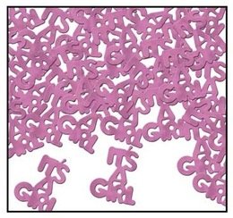 Its A Girl Confetti