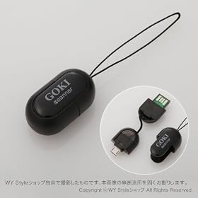 �X�}�[�g�t�H���E�|�P�b�gWIFI�̏[�d�ɍœK�IMicro-USB�~�j�P�[�u���y��p�|�[�`�t���A�J�[�h���[�_�[�����zXperia arc/acro,GALAXY S II,AQUOS PHONE,DIGNO,HW-01C,MW600�Ή� �u���b�N