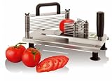 Paderno World Cuisine Tomato Slicer, Stainless Steel, 5.5 mm slices