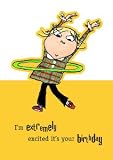 Charlie and Lola Hula Hoop Birthday card