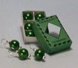 Miniature Box of Christmas Decorations by Dijon Miniatures