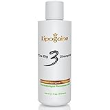 Lipogaine Big 3 Premium Hair Loss Prevention shampoo for Men and Women (2 in 1 formula)- 8 oz.