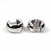 Jewelry : Sterling Silver Huggie Hoop Earrings - Size: 6mm x 12mm
