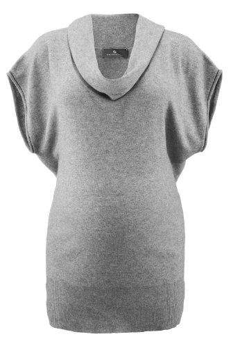 bellybutton Damen Umstandsmode/ Pullover & Strickjacke 10314-00-70300, Naone, light grey m Preisvergleich